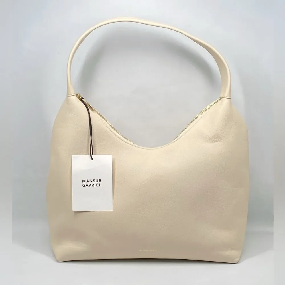 Mansur Gavriel Candy Leather Hobo Bag